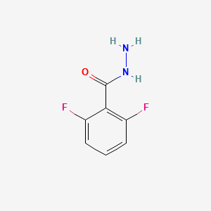 2,6-Difluorobenzoyl hydrazine structure, CAS 172935-91-0