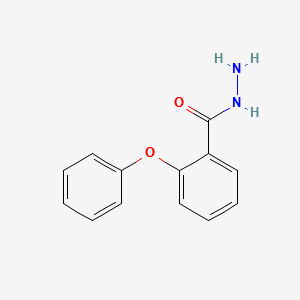2-PHENOXYBENZHYDRAZIDE structure, CAS 43038-37-5