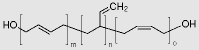 HYDROXY TERMINATED POLYBUTADIENE structure, CAS 69102-90-5
