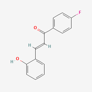 4'-Fluoro-2'-hydroxy chalcone structure, CAS 132971-92-7