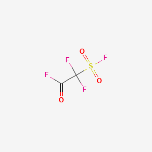 2-(FLUOROSULFONYL)DIFLUOROACETYL FLUORIDE structure, CAS 677-67-8