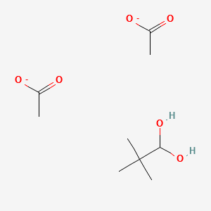 Neopentane-1,1-diol diacetate structure, CAS 64847-79-6