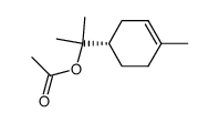 (S)-alpha,alpha,4-trimethylcyclohex-3-ene-1-methyl acetate structure, CAS 58206-95-4