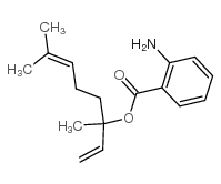 LINALYL ANTHRANILATE structure, CAS 7149-26-0