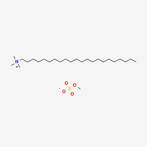 docosyltrimethylammonium methyl sulphate structure, CAS 81646-13-1