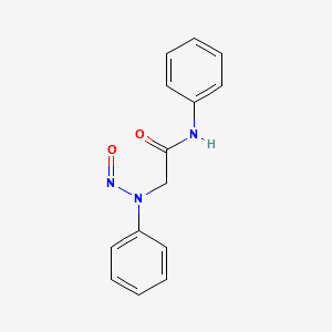 N-NITROSO-N-PHENYL-GLYCINE ANILIDE structure, CAS 855931-91-8