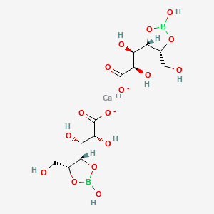 CALCIUM BOROGLUCONATE structure, CAS 5743-34-0