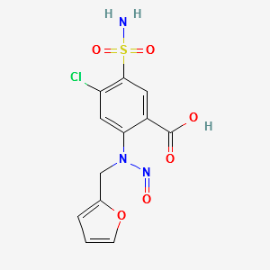 N-Nitroso-furosemide structure, CAS 2A-1182738