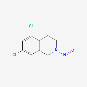 5,7-dichloro-2-nitroso-1,2,3,4-tetrahydroisoquinoline structure, CAS 2A-2182745