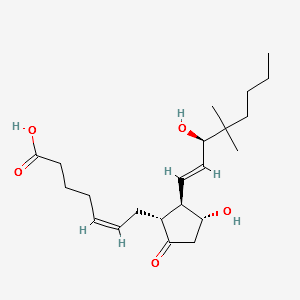 16,16-DIMETHYL PROSTAGLANDIN E2 structure, CAS 39746-25-3