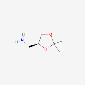 (S)-(+)-(2,2-DIMETHYL-[1,3]-DIOXOLAN-4-YL)-METHYLAMINE structure, CAS 82954-65-2