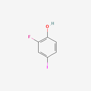 2-Fluoro-4-Iodophenol structure, CAS 2713-28-2