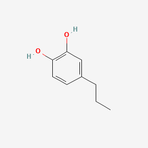 4-propylcatechol structure, CAS 2525-02-2