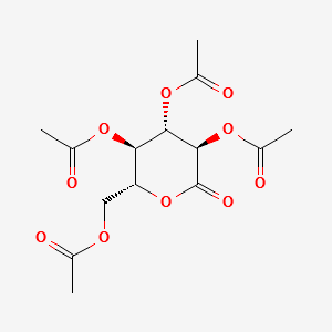 D-Gluconic acid, δ-lactone, 2,3,4,6-tetraacetate structure, CAS 61259-48-1