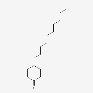 4-Decylcyclohexanone structure, CAS 98789-95-8