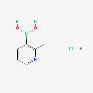 2-PICOLINE-3-BORONIC ACID HCL structure, CAS 1072952-34-1