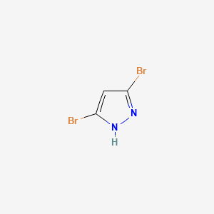 3.5dibromo-1H-pyrazole structure, CAS 67460-86-0