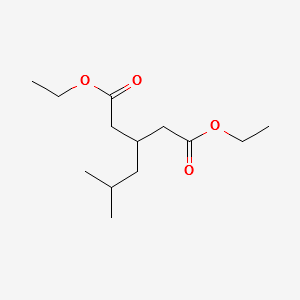 3-isobutyl glutaric acid diethyl ester structure, CAS 294885-98-6
