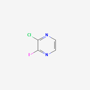 2-Chloro-3-iodopyrazine structure, CAS 191340-85-9