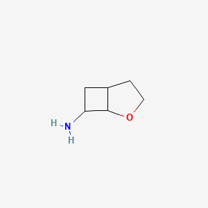2-Oxabicyclo[3.2.0]heptan-7-amine structure, CAS 1824337-15-6