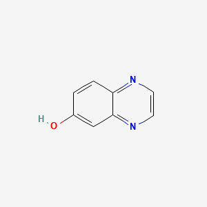 6-Hydroxyquinoxaline structure, CAS 7467-91-6