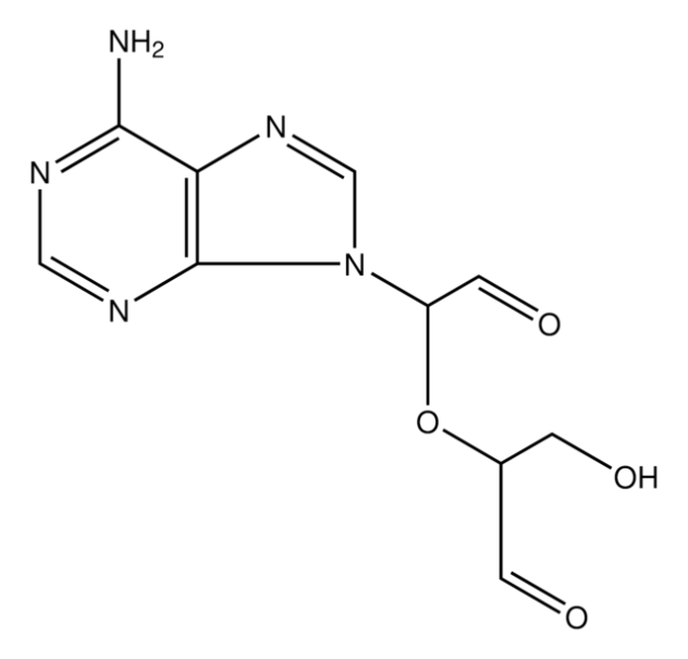 ADENOSINE, PERIODATE OXIDIZED structure, CAS 34240-05-6