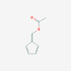 cyclopenta-2,4-dien-1-ylidenemethyl acetate structure, CAS 699-15-0