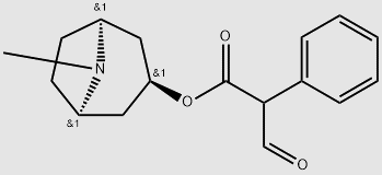 α-formyl-(3-endo)-8-methyl-8-azabicyclo[3.2.1]oct-3-yl benzeneacetic acid ester structure, CAS 22226-37-5