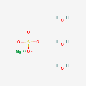 Magnesium sulfate trihydrate structure, CAS 15320-30-6