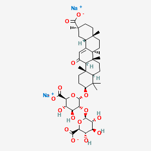 DISODIUM GLYCYRRHIZATE structure, CAS 71277-79-7