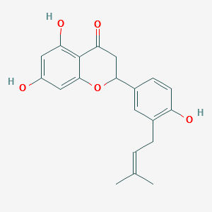 3'-prenylnaringenin structure, CAS 119240-82-3