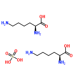 L-Lysine Sulphate structure, CAS 60343-69-3