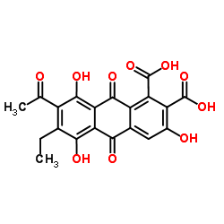LACCAIC ACID structure, CAS 60687-93-6