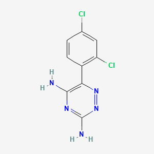 3-Dechloro-4-chloro Lamotrigine structure, CAS 38943-76-9