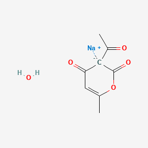 SODIUM DEHYDROACETATE MONOHYDRATE structure, CAS 64039-28-7