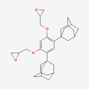 Oxirane, 2,2'-[[4,6-bis(tricyclo[3.3.1.13,7]dec-1-yl)-1,3-phenylene]bis(oxyMethy structure, CAS 1030386-18-5