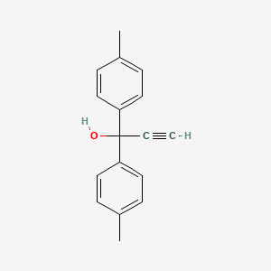 1,1-Di-p-tolyl-2-propyn-1-ol structure, CAS 93318-88-8