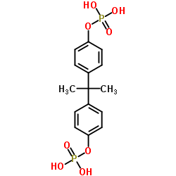 Bisphenol A diphosphate structure, CAS 181028-79-5