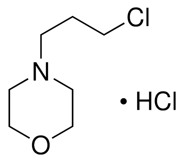 4-(3-chloropropyl)morpholinium chloride structure, CAS 57616-74-7