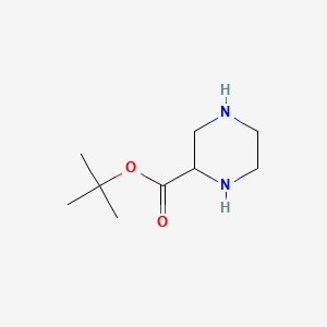 2-Piperazinecarboxylicacid,1,1-dimethylethylester(9CI) structure, CAS 146398-94-9