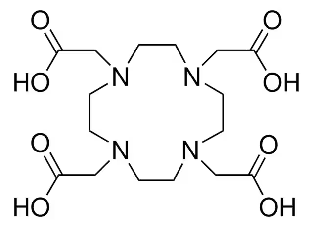 DOTA structure, CAS 60239-18-1
