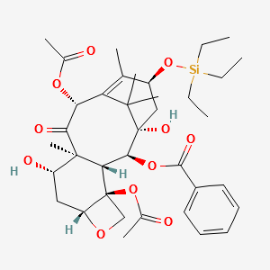 13-O-(Triethylsilyl) Baccatin III structure, CAS 208406-86-4
