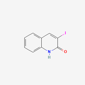 3-iodoquinolin-2(1H)-one structure, CAS 335649-85-9