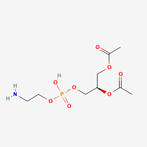 PHOSPHATIDYLETHANOLAMINE structure, CAS 39382-08-6