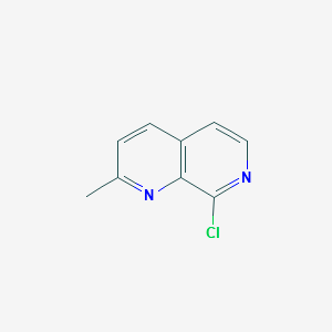 8-chloro-2-Methyl-1,7-naphthyridine structure, CAS 930302-88-8
