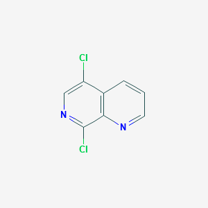 5,8-dichloro-1,7-naphthyridine structure, CAS 67967-18-4