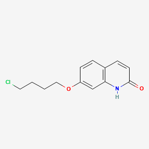 2(1H)-Quinolinone,7-(4-chlorobutoxy)- structure, CAS 913613-82-8