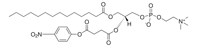 1-Myristoyl-2-(4-nitrophenylsuccinyl)-sn-glycero-3-phosphocholine structure, CAS 273931-53-6