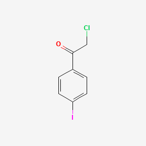 2-CHLORO-1-(4-IODOPHENYL)ETHANONE structure, CAS 4209-04-5