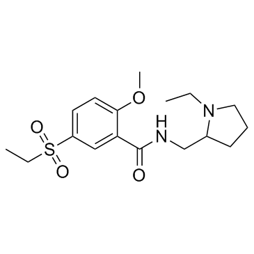 Sultopride structure, CAS 53583-79-2